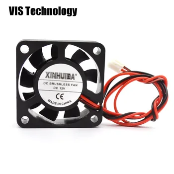 

10pcs/lot 3D Printer Cooling Fan 40*40*10mm 12/24V 0.1A With 2 Pin Dupont Wire For 3D Printer J-head Hotend