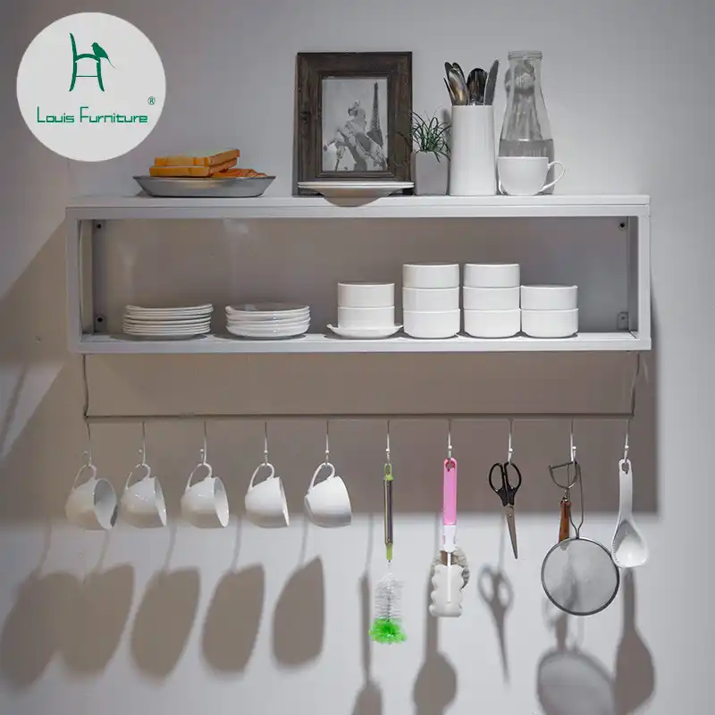 Aparadores De Louis Fashion De Hierro Para Cocina Madera Maciza Colgador De Pared Almacenamiento De Inodoro Sala De Estar Estante Para Copas Aparadores Aliexpress