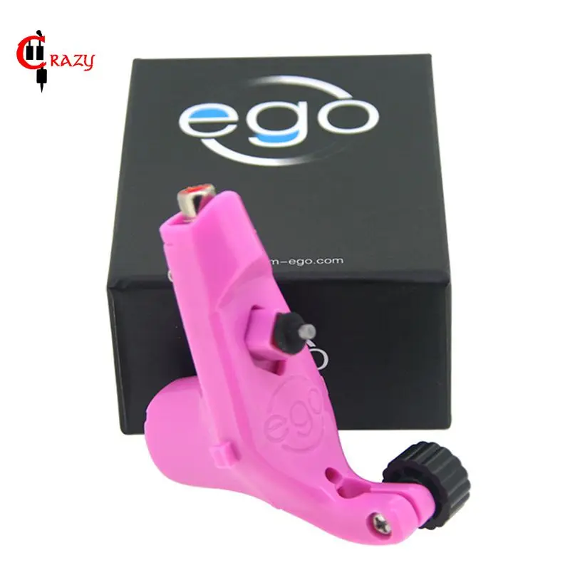 

Pink New Style BEZ LITTLE EGO V2 Rotary Tattoo Machine Lightweight Permanent Makeup Tattoo Machine Shader Liner Free Shipping