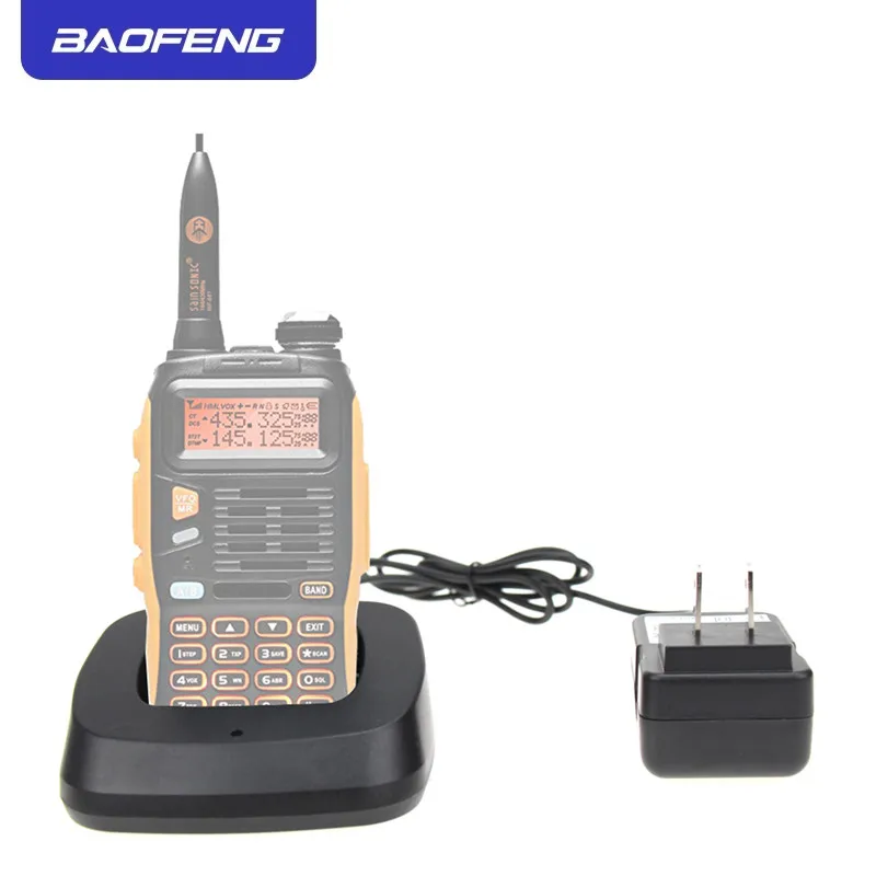 Baofeng Walike Talkie зарядное устройство База для Baofeng GT-3 GT-3TP GT3 GT3TP& GT-3 Mark-II Mark-III двухстороннее радио с адаптером