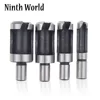 4pcs 8mm Shank Barrel Cork Drill Plug Cutter Drill Bit Bored Hole Wood Tenon Drill Hole Saw Arbors Handy Woodworking Tool ► Photo 1/6