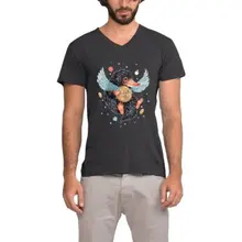 CHI Summer Men Cotton Clothing Men’s T-shirt high quality fashion Woodpecker&climbing print short sleeve t shirt men Fitness top