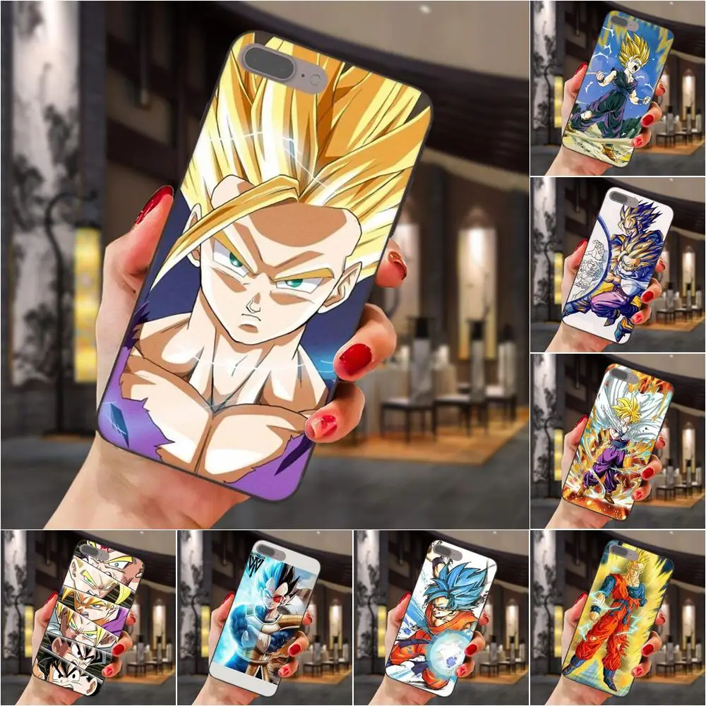 Для Galaxy C5 C7 J1 J2 J3 J330 J5 J6 J7 J730 2017 Ace Core Duo Max Mini Plus Prime Pro Мягкий ТПУ новый стиль Gohan Dragon Ball