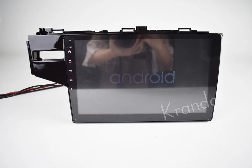 Krando Android 8,1 10," Полный сенсорный экран автомобиля Multmedia системы для Honda Fit/Jazz+ аудио плеер gps навигации Wi Fi BT