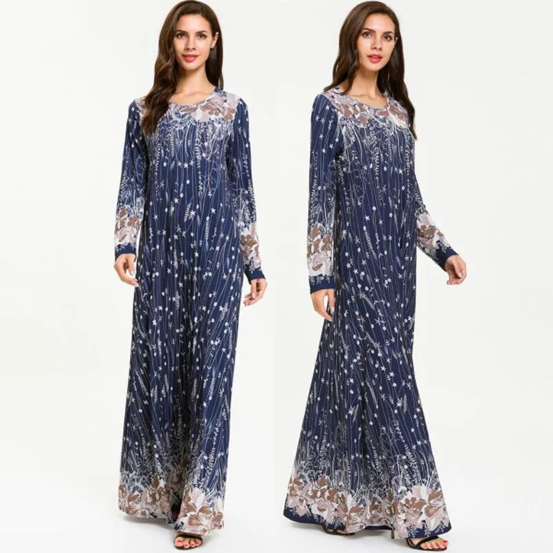Длинное мусульманское платье abaya s Дубай женское Абая Марокканская Турция