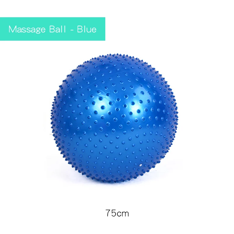 Ruizhi 65 см/75 см/85 см диаметр детский Массажный мяч раннее образование фитнес-мяч Сенсорное тренировочное оборудование детские игрушки RZ1063 - Цвет: 10Massage75cm blue