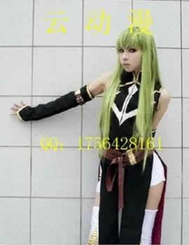 

Code Geass R2 C.C Black Custome Made girls lolita dress Cosplay Costume 01