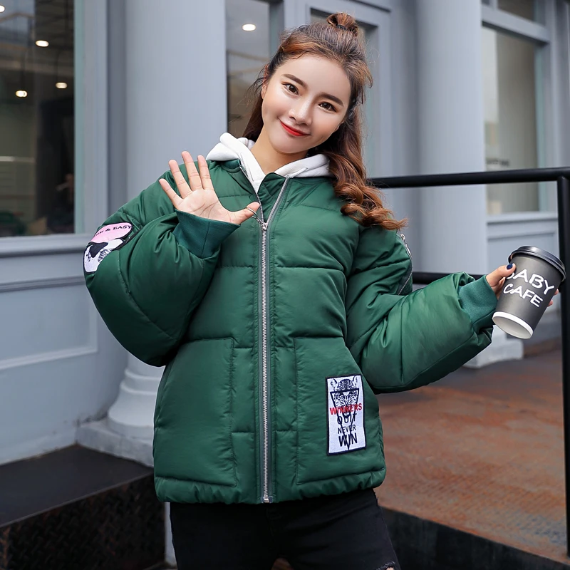 2018 New Arrival Winter Jacket Women Oversize Fashion Female Womens Coat Short Parka Warm Casaco Feminino Inverno Outwear