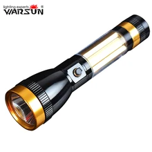 WARSUN Portable Linternas Led 3 Modes Lanterna Led Tactical Flashlight Outdoor Camping Torch Zaklamp Gladiator Flash Light