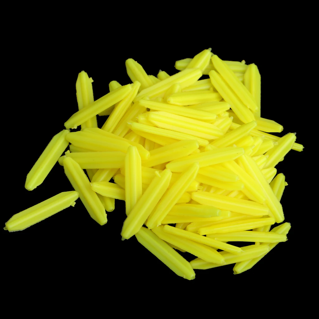 100 Pieces Bright Colors Cylinder Strike Indicator Fly Fishing Floats Bobbers Small And Exquisite Easy To Carry