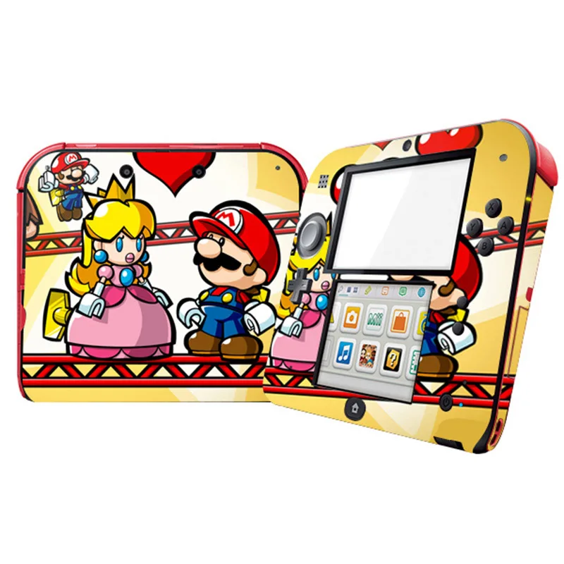 Для Nintend 2DS из винила и кожи для 2DS консоль наклейки кожи наклейки с персонажами из мультфильмов чехол - Цвет: 3