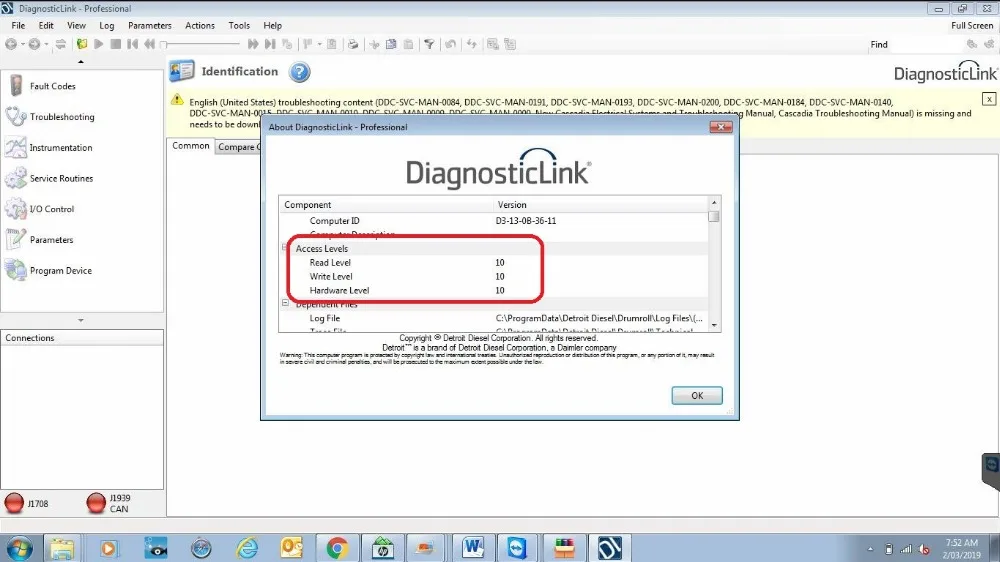Detroit Diesel Diagnostic Link 8.10\8.13 DDDL -Professional Level 10+Additional Features and GRAYED Parameters+8.12 KEYGEN