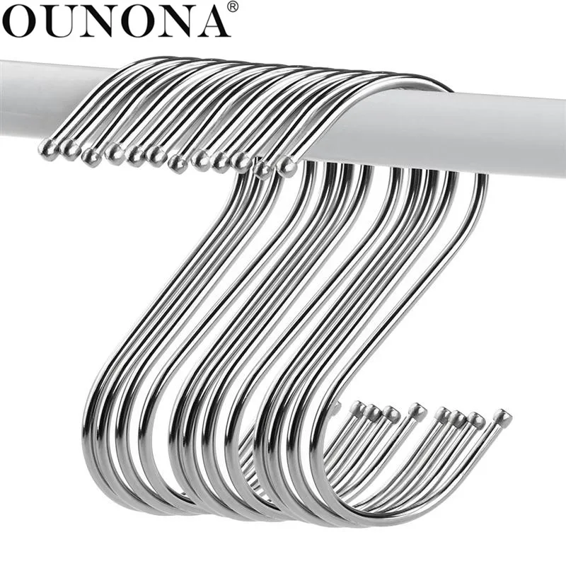 Buy OUNONA S Shaped Hooks Hanging Hanger Storage