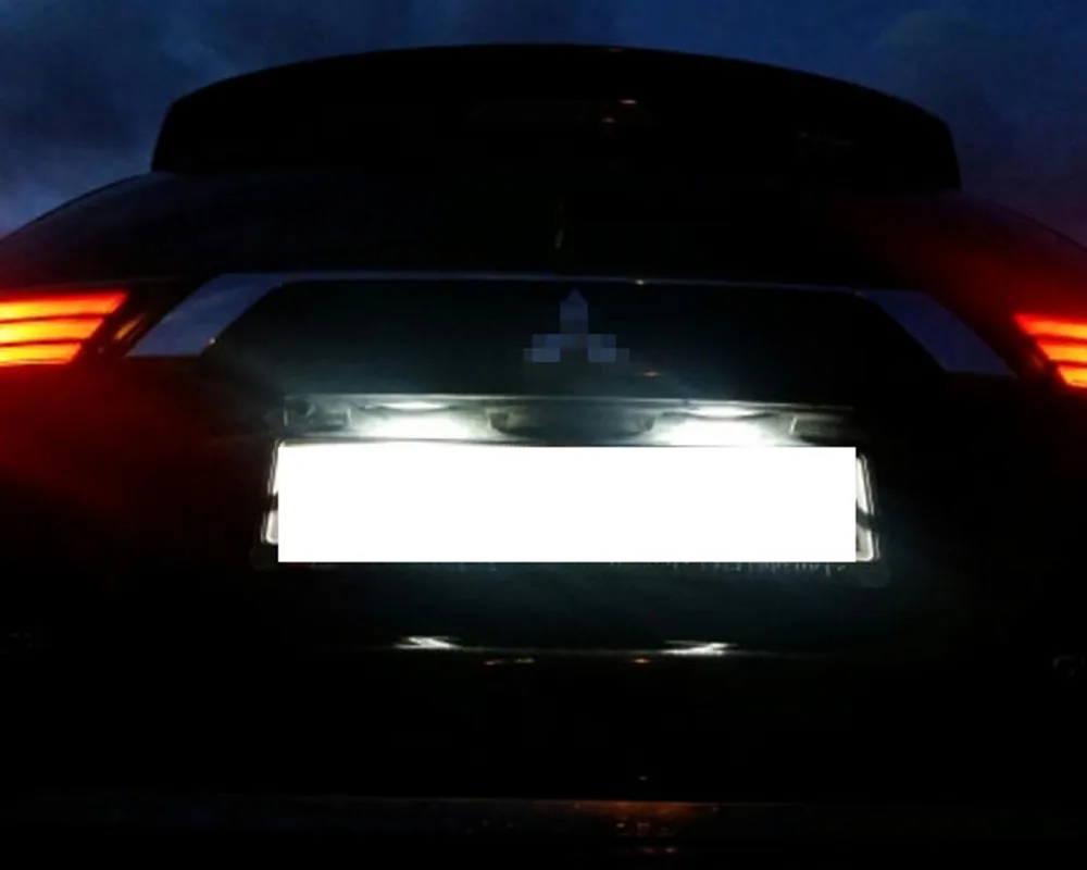 Новинка 2019 2 шт. Ксеноновые белые светодиодные номерные знаки лампа для Mitsubishi Lancer
