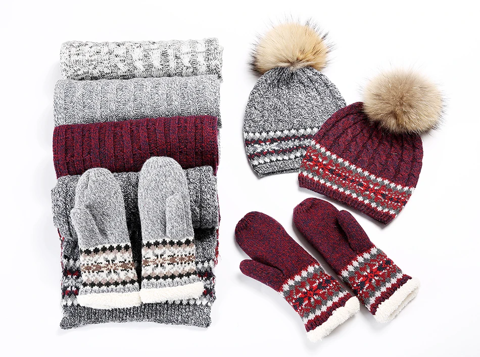 Scarf Hat Glove Sets TZ006 PC (1)
