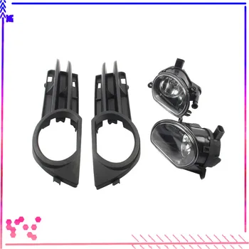 

Front Left Right Bumper Lower LED Fog Light Lamp Grilles Cover For AUDI A3 2006-2008 8P NOT FIT SPORT OR 2 DOOR VERSION