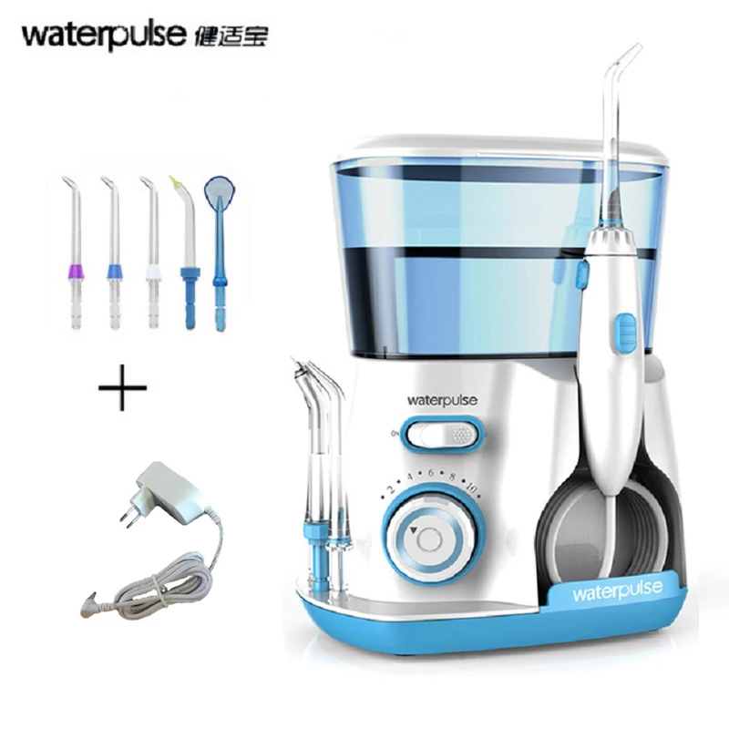 

Waterpulse V300 3 Colors Dental Flosser Pro Oral Irrigator 800ml Oral Hygiene Dental Floss For Family Daily Oral Care