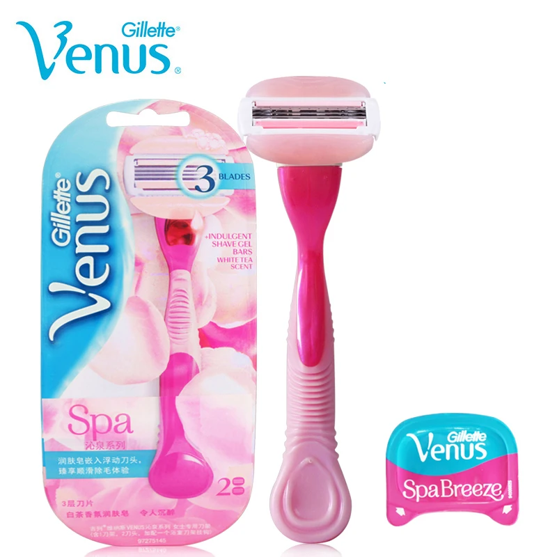 Женский бритвенный станок Gilltte Venus серия бритвенных лезвий держатель + лезвие для