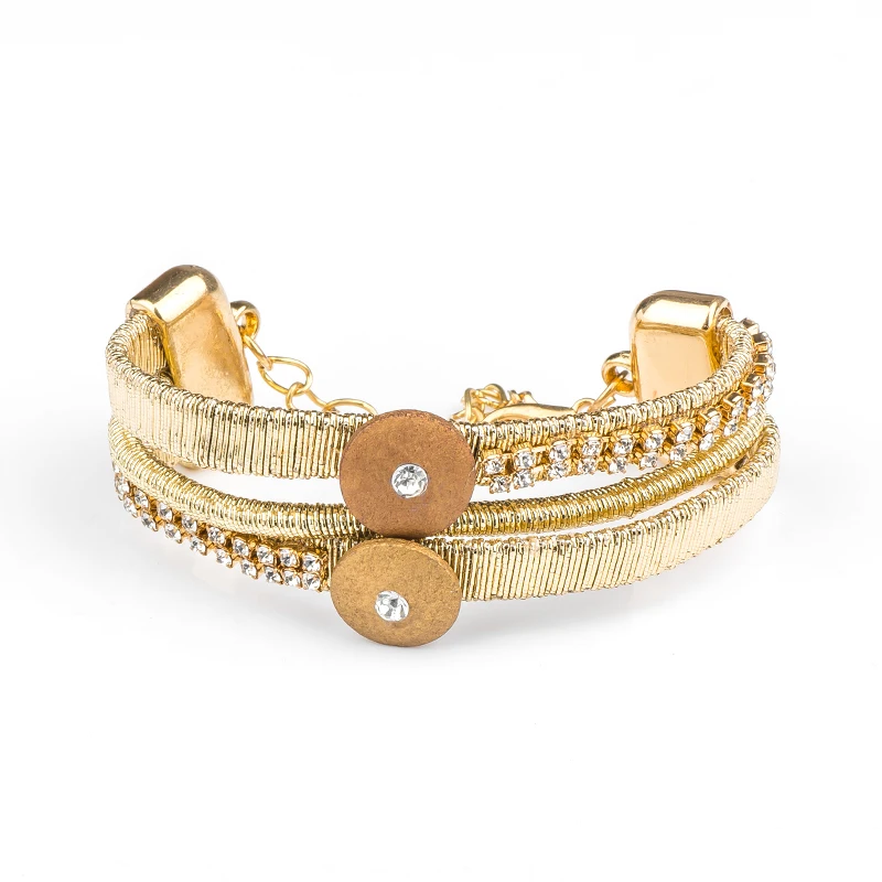 Buy SHUANGR Fashion Multi layer Link Chain Mesh