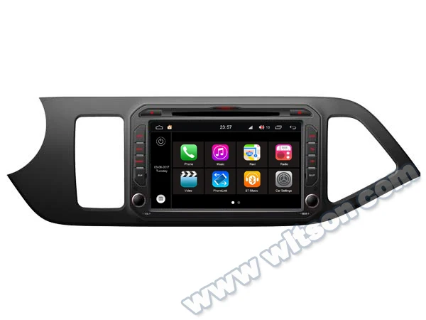 Excellent 8" Android 8.0 OS Car DVD Multimedia GPS Radio for Kia Morning 2011-2017 & Kia Picanto 2011-2017 with Optional ADAS Function 3