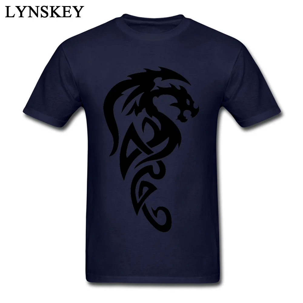 6-2-dragon-tattoos-pic O-Neck Mens T Shirts Summer Family Tops Tees Short Sleeve Funny Pure Cotton Printed Tee-Shirts 6-2-dragon-tattoos-pic navy