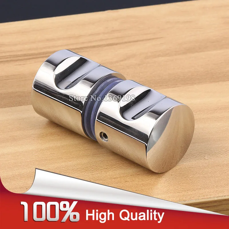 High Quality 2PCS/lot 304 Stainless Steel Frameless Shower Glass Door