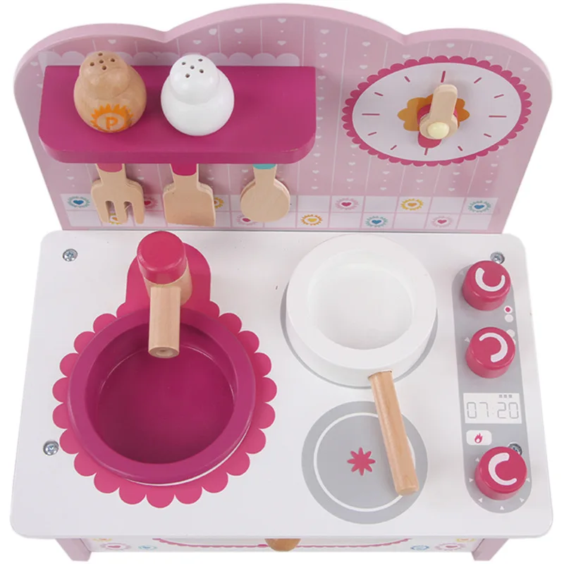 childrens wooden kitchen set
