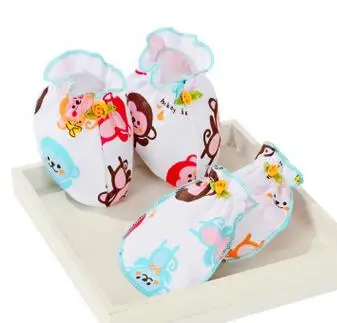 Y314 популярные новые для новорожденных хлопок Перчатки анти поймать Детские рукавицы защиты ног - Цвет: 6