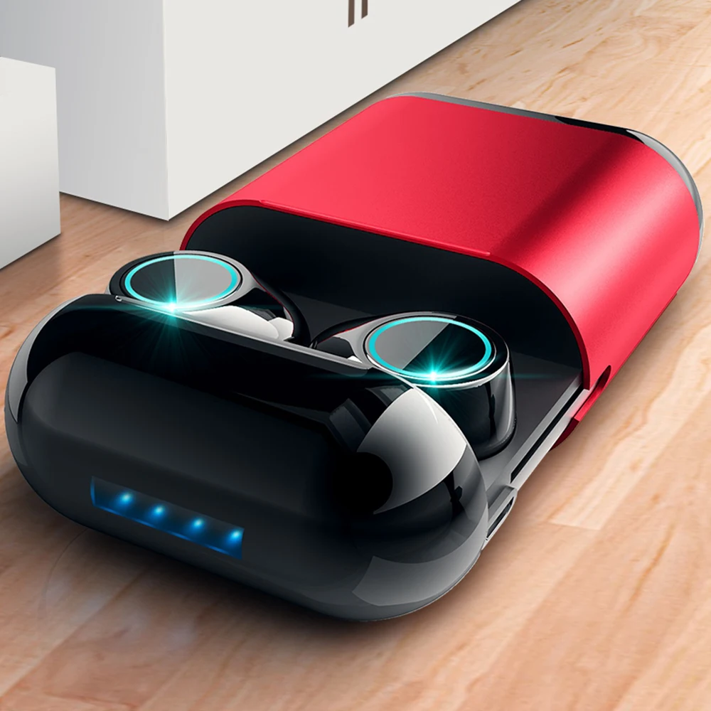 Миниатюрная Bluetooth гарнитура S7 TWS наушники беспроводные стереонаушники с