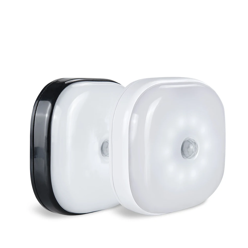 

LED PIR Motion Sensor Wall Lamps Wireless Detector Light Wall Lamp Light Auto On/Off Closet Battery Power 3*AAA Battery Lights
