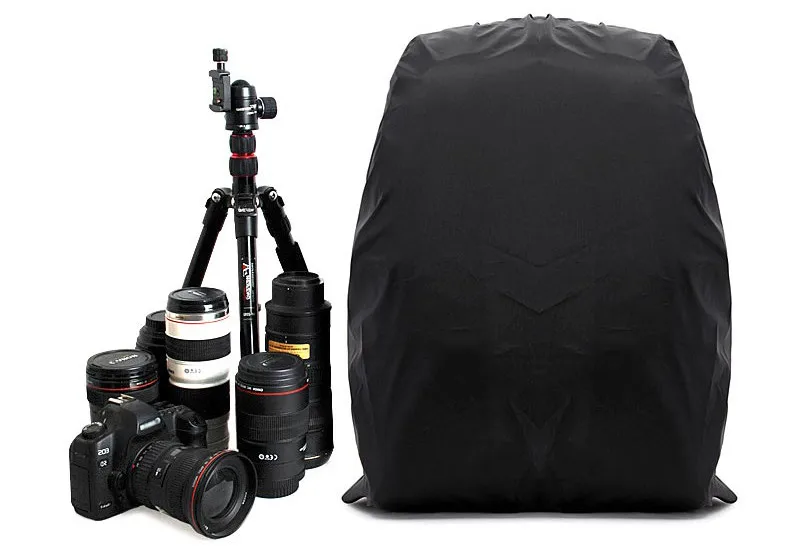 Водонепроницаемый функциональные DSLR рюкзак камера видео сумка w/дождевик SLR штатив чехол PE мягкий для фотографа Canon Nikon