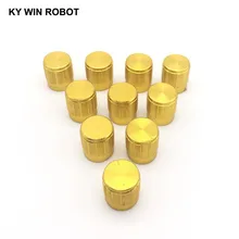 ^^Best Offers 10pcs 15*17mm aluminum alloy potentiometer 15*17 knob rotation switch volume control knob gold ^^Best Offers 10pcs 15*17mm aluminum alloy potentiometer 15*17 knob rotation switch volume control knob gold