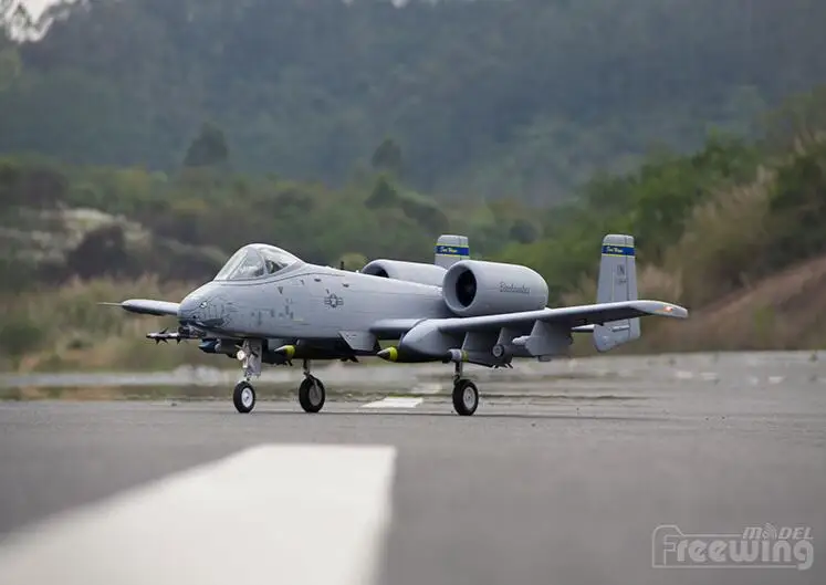 Freewing Twin 80mm EDF rc jet airplane A10 A-10 PNP or KIT and servos