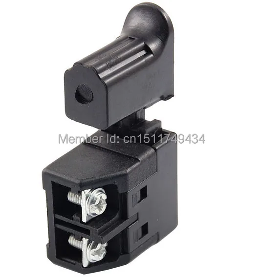 

AC 250V 6A 5E4 Plastic SPST NO Momentary Circular Saw Trigger Switch 5pcs