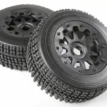2 шт. HPI гонки Байер 5SC 5 т газа грузовик колес и шин 185 мм x 70 мм подходит Losi 5ive-T 4WD 1/5 Truck км T1000 KM X2 ROVAN LT