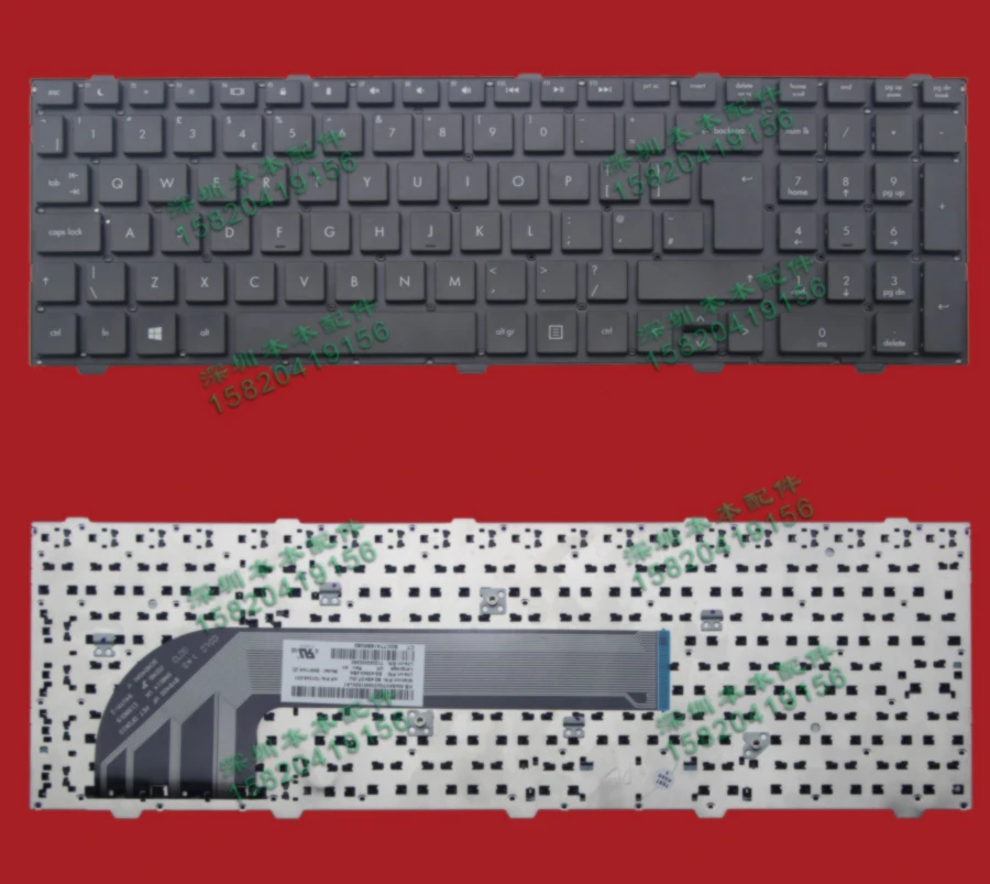 

original UK keyboard 4740 4740S For HP Laptop Keyboard Free Shipping