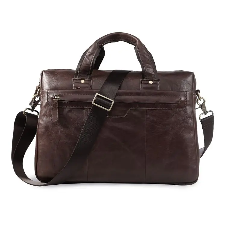 Men Women Real Vintage Leather Laptop Satchel Messenger HandBag Briefcase Bag
