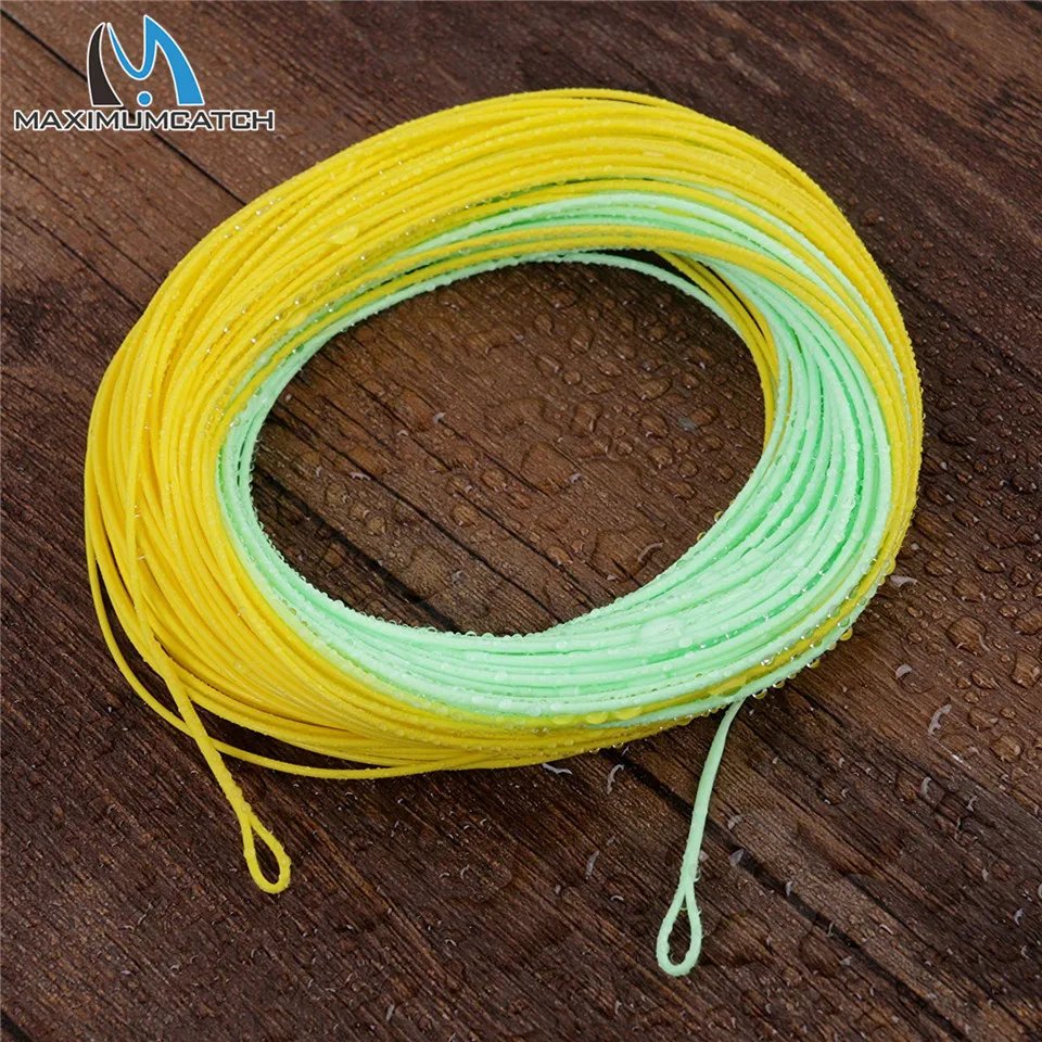 Maximumcatch Nymph Fly Fishing Line Weight Forward With Welded Loops 90FT  2/3/4/5/6/