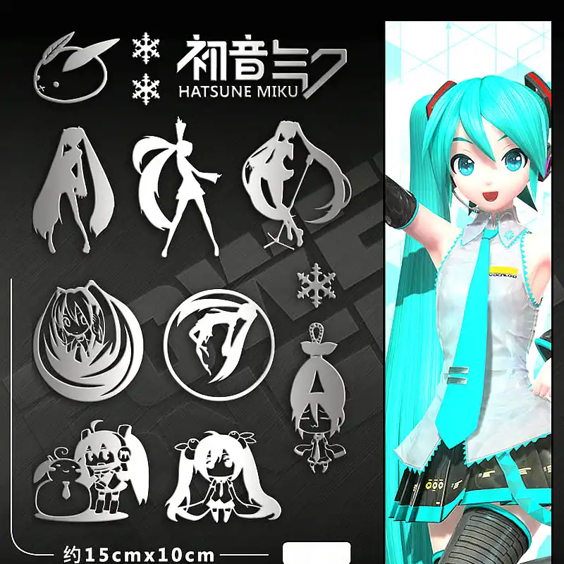 Hatsune Miku Anime Manga Girl Car Body Door Decal Vinyl Sticker Fit Any Auto Ebay