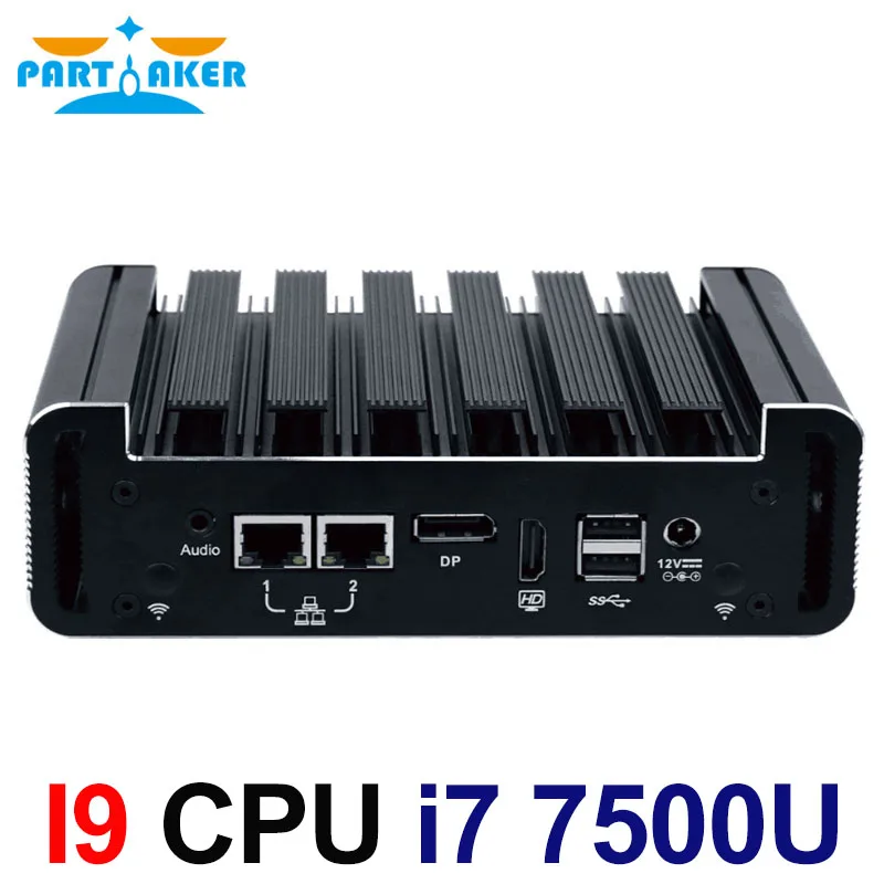 Intel Core i7 7500U Kaby Lake Мини ПК Windows 10 DDR4 NUC безвентиляторный ПК графика HD 620 Wifi 3G 4G HTPC HDMI Mini DP Intel Core i7 7500U Kaby Lake Мини ПК Windows 10 DDR4 NUC безвентиляторный ПК графика HD 620 Wifi 3G 4G HTPC HDMI Mini DP