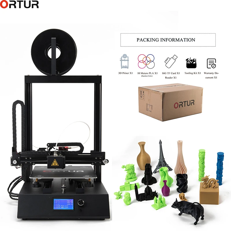 

Ortur Factory Desktop Printer 3D Printing 150mm/s Support USB/TF Card High Precision FDM Printer Huge Build Volume With Warranty