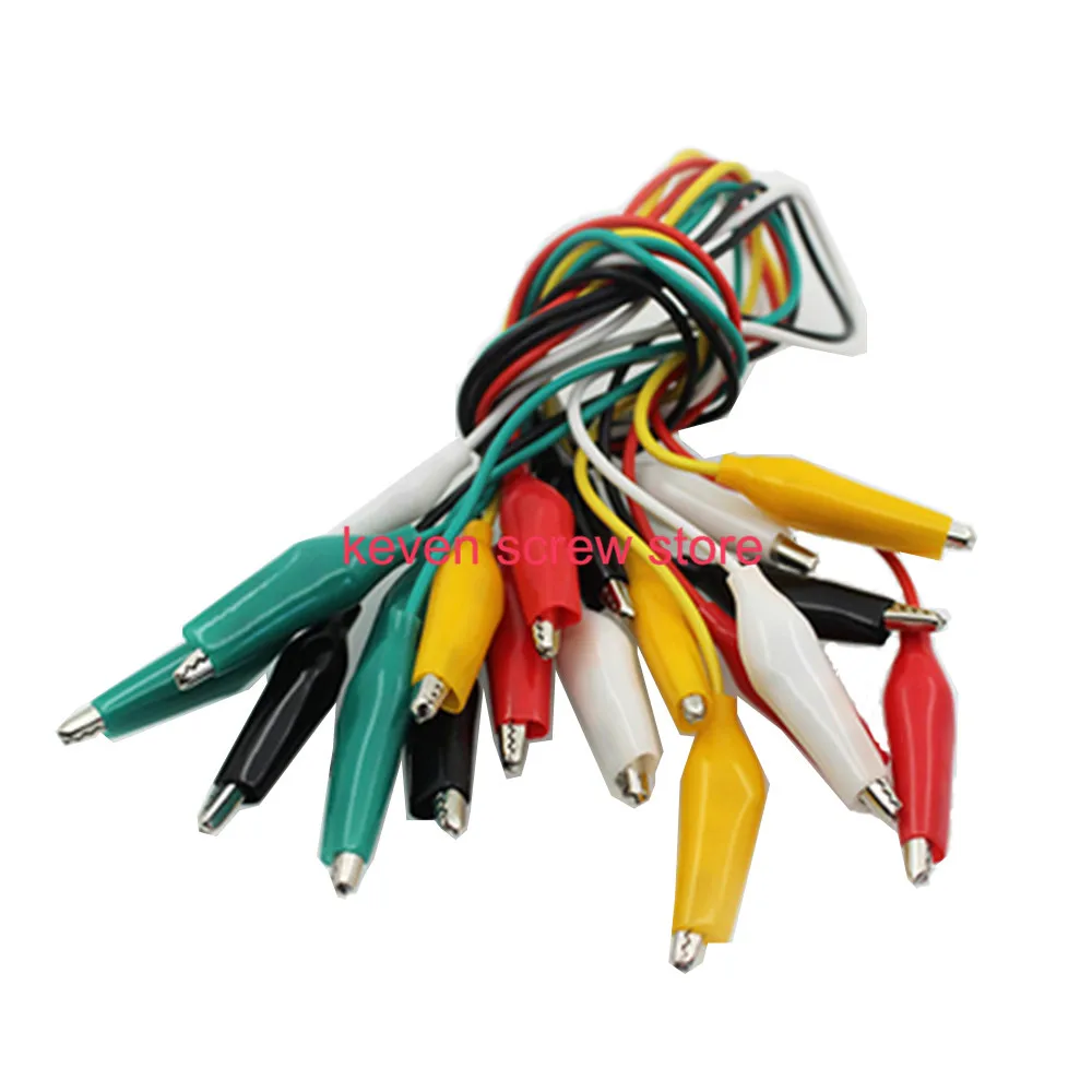 

10pcs Mini/Medium/Large Alligator Clips Electrical DIY Test Leads Double-ended Crocodile Clips Roach Clip Test Jumper Wire
