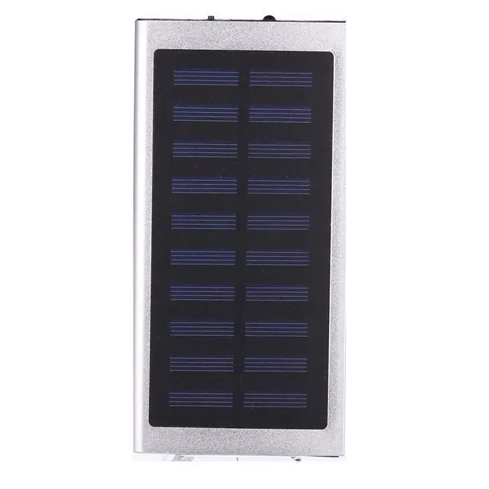 20000 мАч солнечная батарея переносной аккумулятор usb светодиодная подсветка для зарядного устройства внешний аккумулятор для Xiaomi Mi iPhone X samsung
