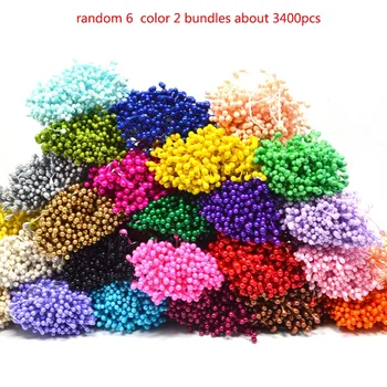 

3mm Artificial Flowers peony Lotus Flower Stamens 2 Bundles Handmade Flowers Stamens Cherry blossom Stems