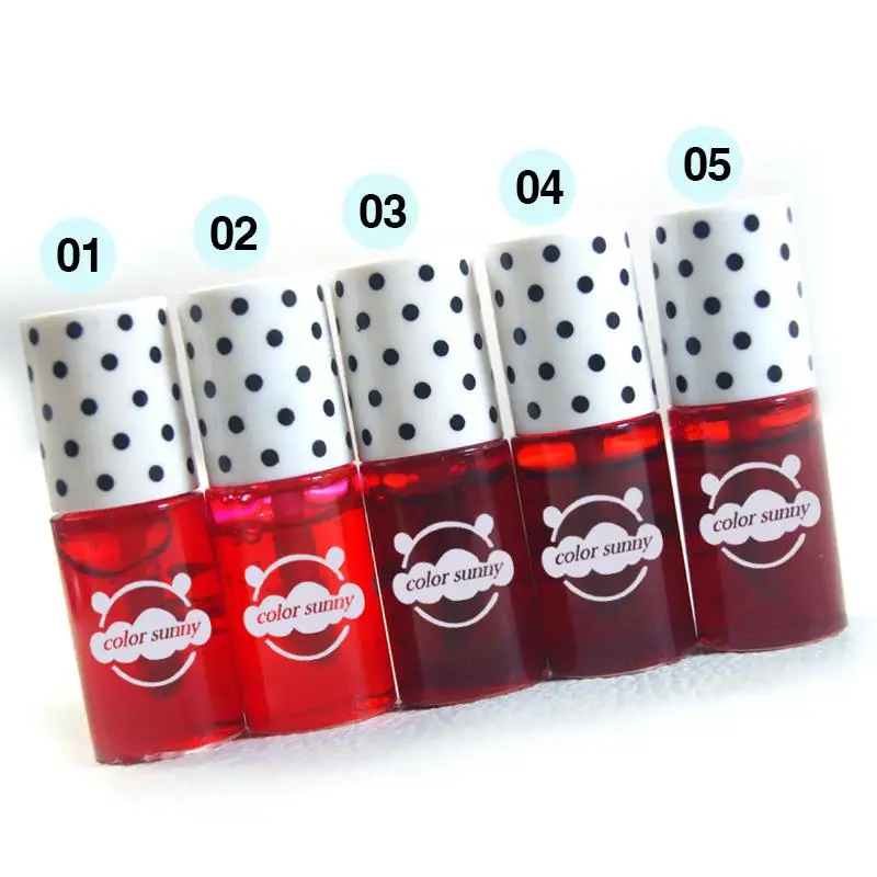 Жидкий Tony Moly Cherry розовый оттенок губ пятно Магия губы Plumper природа длительный