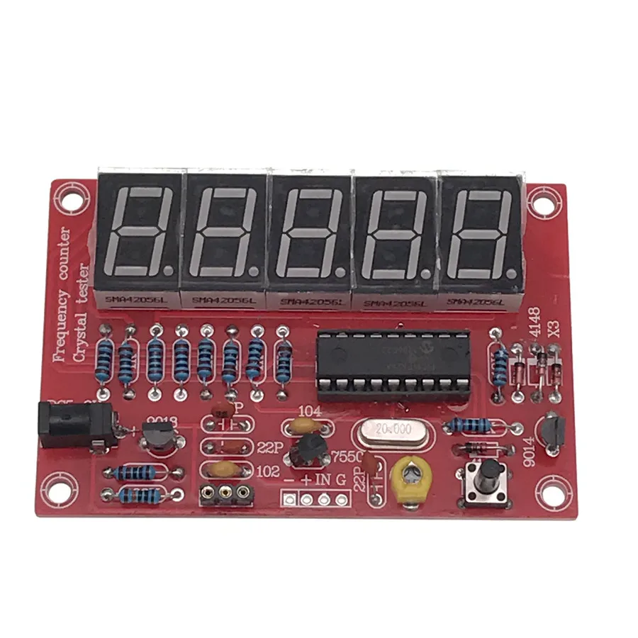 DIY Наборы 1 Гц-50 мГц кварцевый генератор счетчик частоты метр