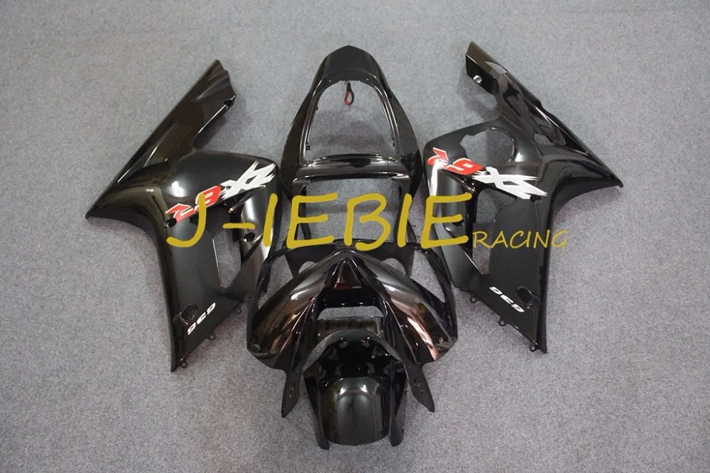 

Black ABS Injection Fairing Body Work Frame Kit for Kawasaki NINJA ZX6R ZX6 ZX 6 R 2003 2004