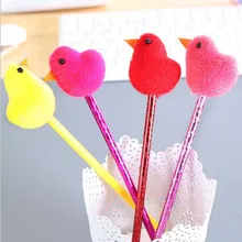 10 шт. мягкий цыпленок шариковая ручка креативный Мультфильм технология приза фестиваль подарочные шарики-точечная ручка школьные офисные канцелярские принадлежности