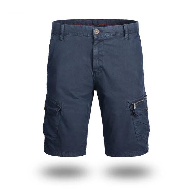 Горные мужские летние свободные походные шорты Спортивная одежда для спорта на открытом воздухе треккинг Кемпинг бег однотонные мужские короткие брюки VA431 - Цвет: Dark Blue