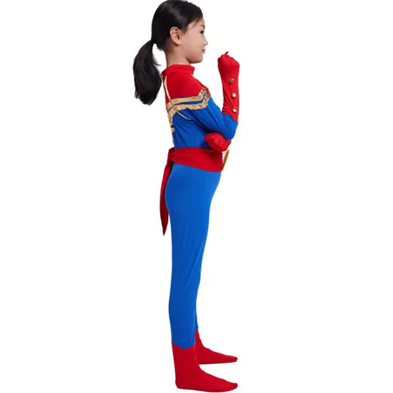 Avengers Endgame Captain Marvel Cosplay Costumes Girls Halloween Children Christmas Jumpsuits Rompers Sets